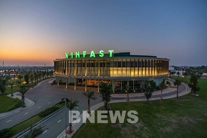 VinFast荣登《时代周刊》2025年亚太地区最佳公司500强。图自越通社