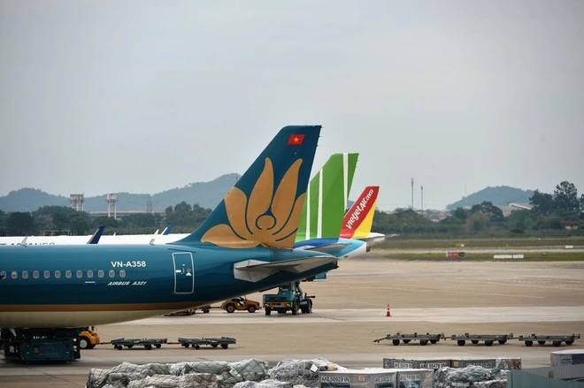 4·30和五一国际劳动节假期：航空运输量实现两位数增长。图自越通社