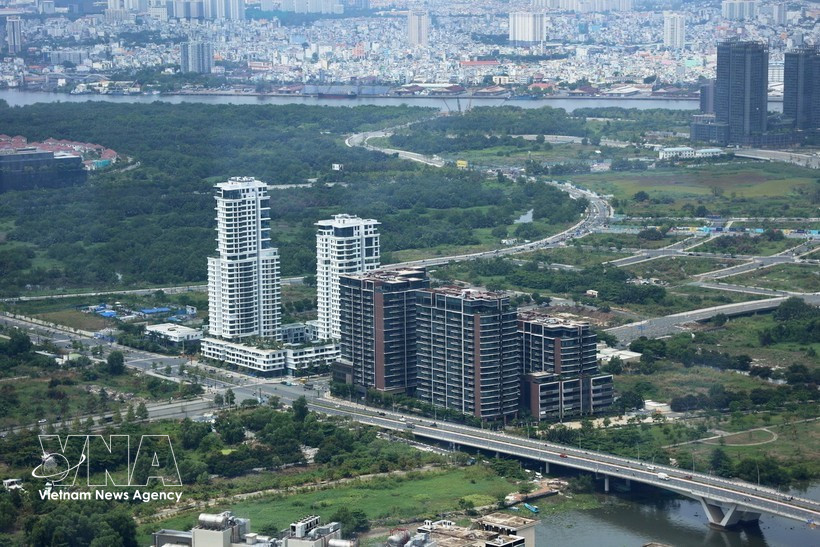 胡志明市一角。图自越通社