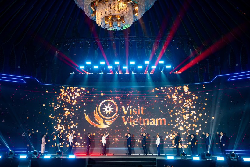 国家旅游数据平台“Visit Vietnam”亮相仪式。图自Vietnam+