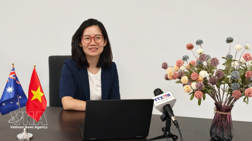 越南驻澳大利亚商务处首席代表陈氏清美。图自越通社