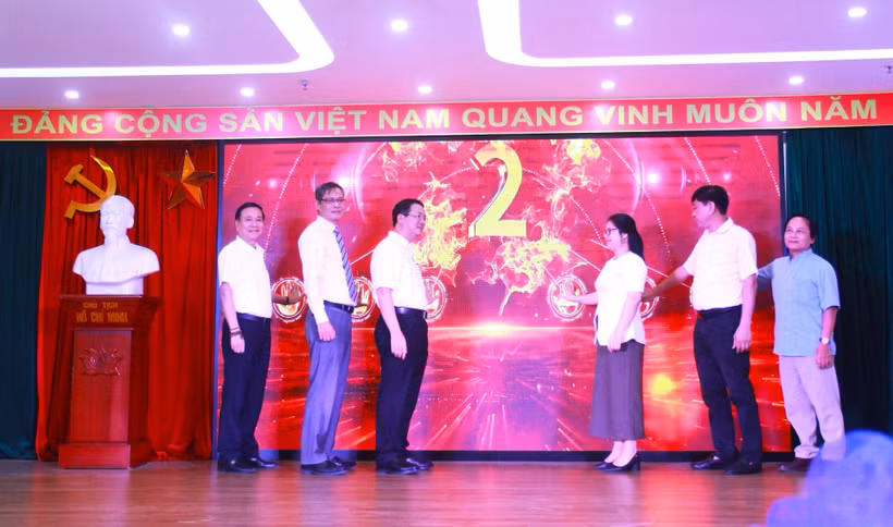 2025年“我爱河内——和平之城”国际儿童绘画比赛启动仪式。图自组委会