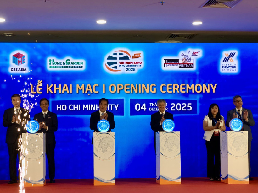 第23届越南国际贸易博览会开幕式。图自越通社