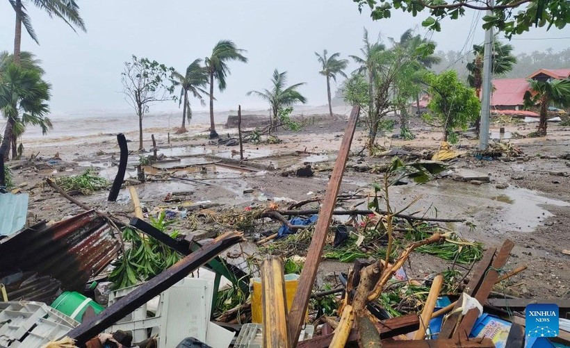 凤凰台风“凤凰”对菲律宾造成重大损失。图自越通社