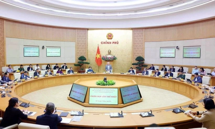 会议场景。图自越通社