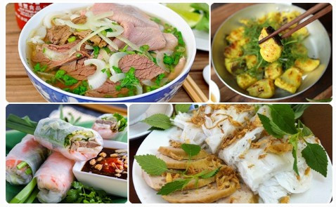 河内美食佳肴。图自互联网