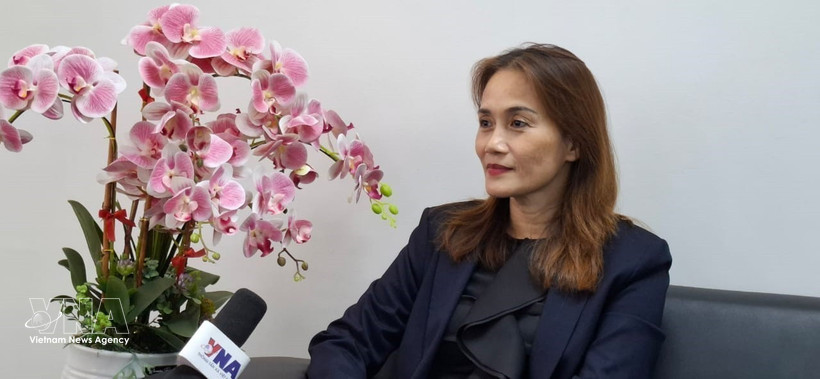 越南驻马来西亚企业协会副主席阮氏清云。图自越通社