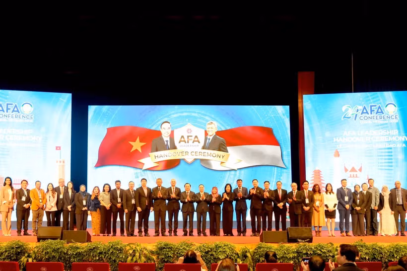 东盟会计师联合会第二十次次会议场景。图自越通社