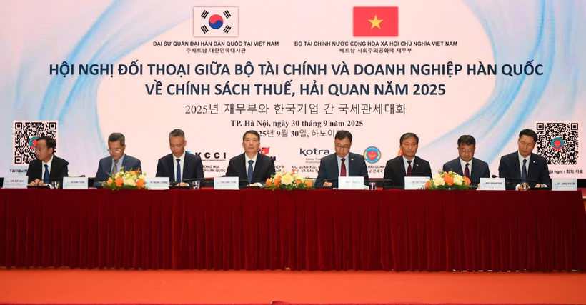 2025年韩国企业税务与海关政策对话会在河内举行。图自Vietnam+