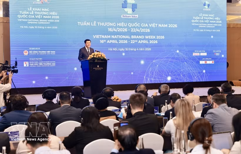 2026年越南品牌周开幕式。图自越通社