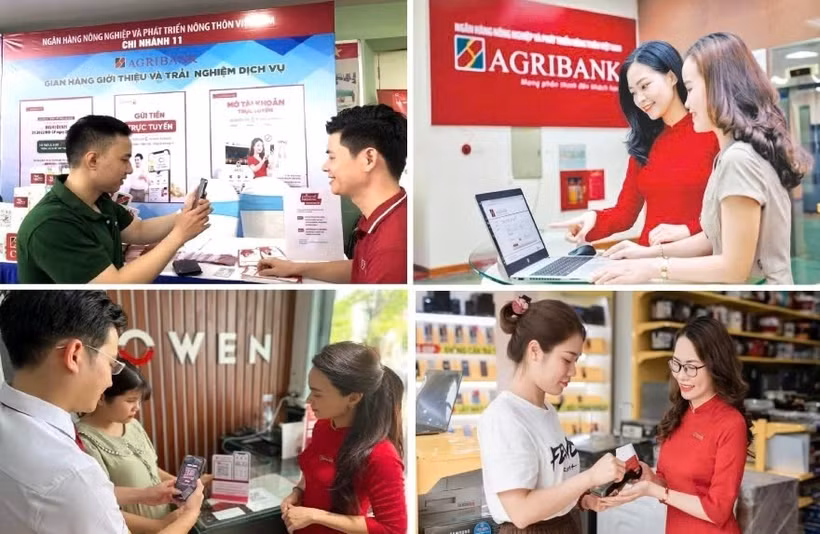 越南农业与农村发展银行（Agribank）自2025年4月起实施规模达50万亿越南盾（约合人民币143亿元）的优惠贷款计划。图自bnews.vn