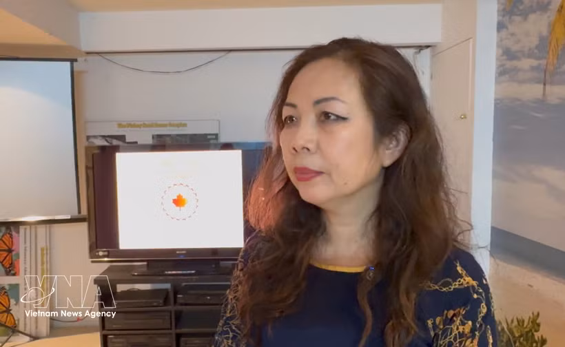 加拿大约克大学亚洲研究中心主任朱莉·阮。图自越通社