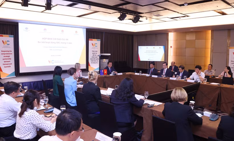 会议现场。图自越通社