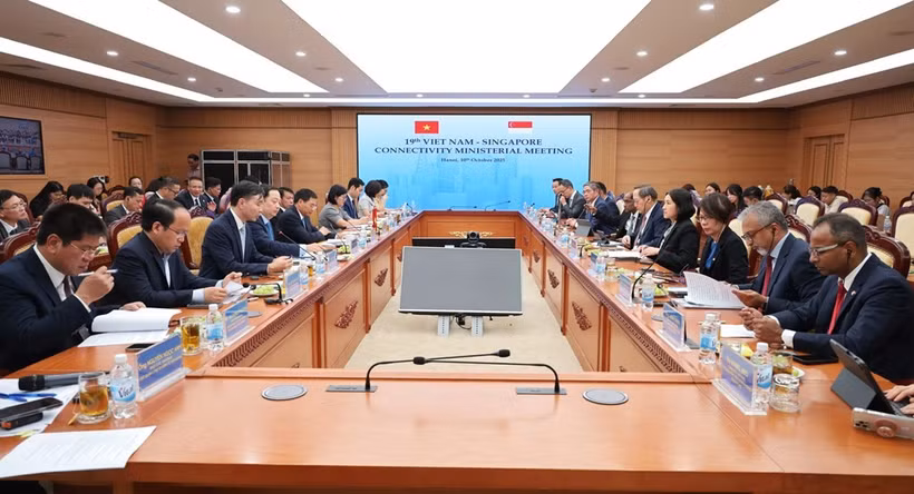 会议现场。图自越通社