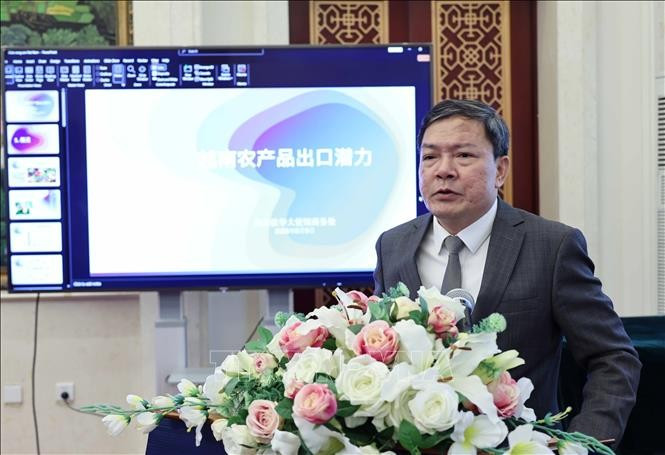 越南驻中国大使馆商务参赞农德来。图自越通社