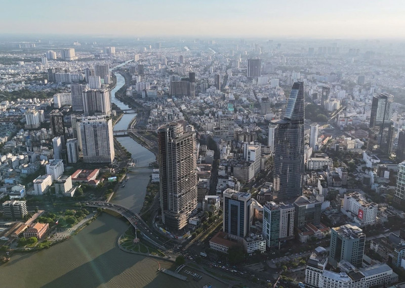 胡志明市一角。图自越通社