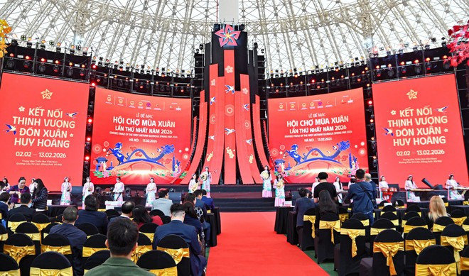 2026年春季博览会闭幕式总彩排。图自Vietnam+