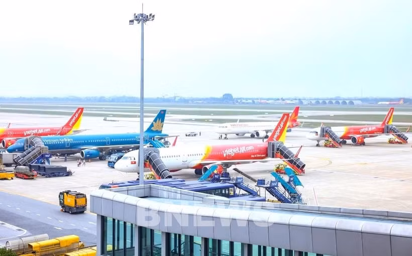 越南航空公司飞机。图自Bnews