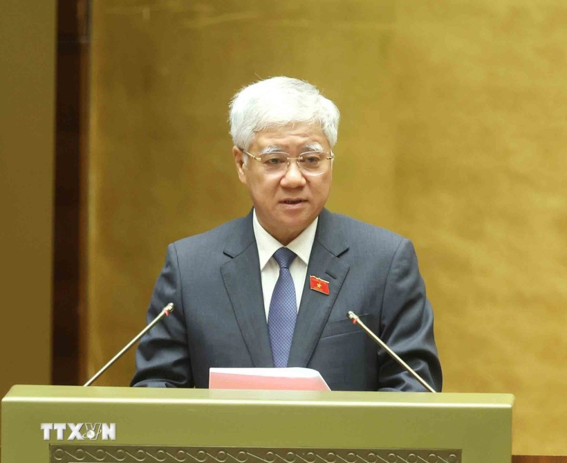 越共中央政治局委员、中央书记处书记、祖国阵线中央委员会主席杜文战。图自越通社
