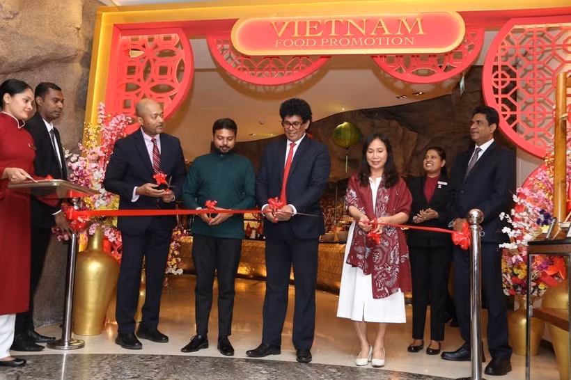 越南美食周在斯里兰卡开幕。图自越通社