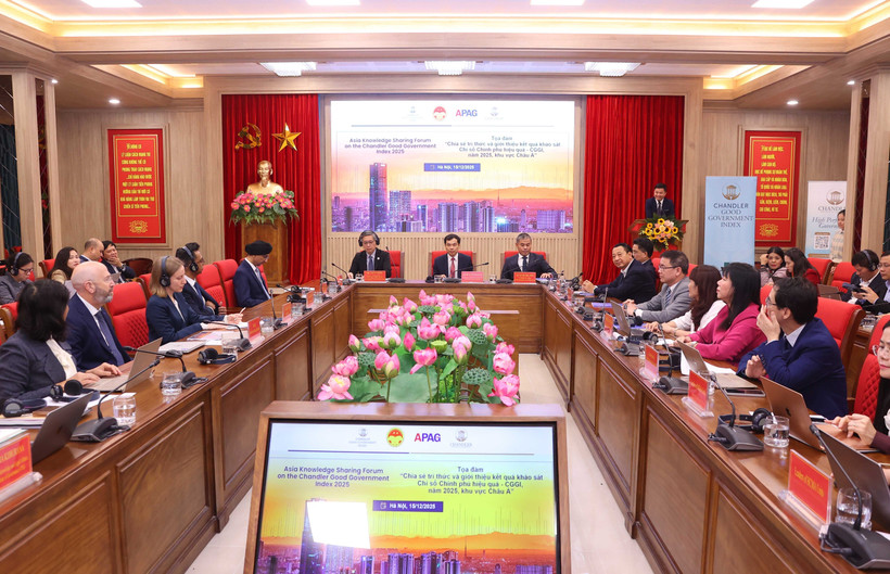 座谈会场景。图自越通社