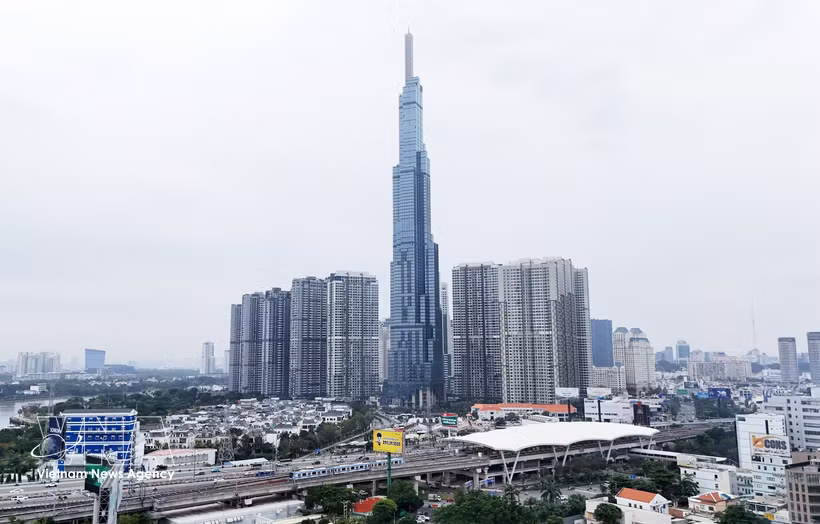 胡志明市一角。图自越通社