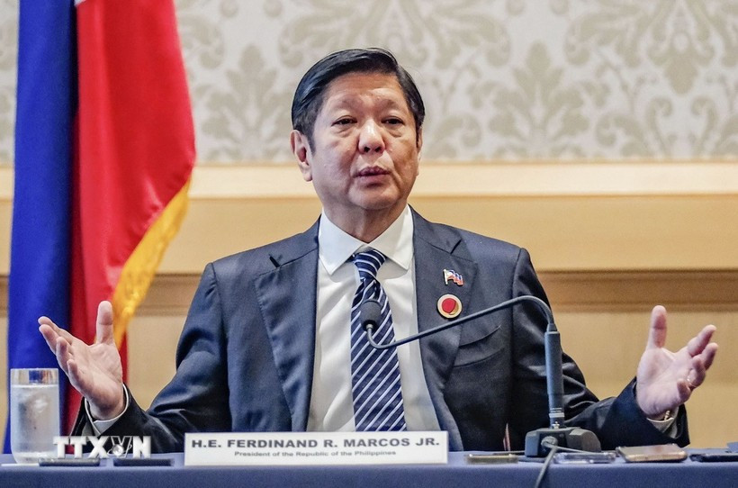 菲律宾总统小费迪南德·马科斯。图自Kyodo