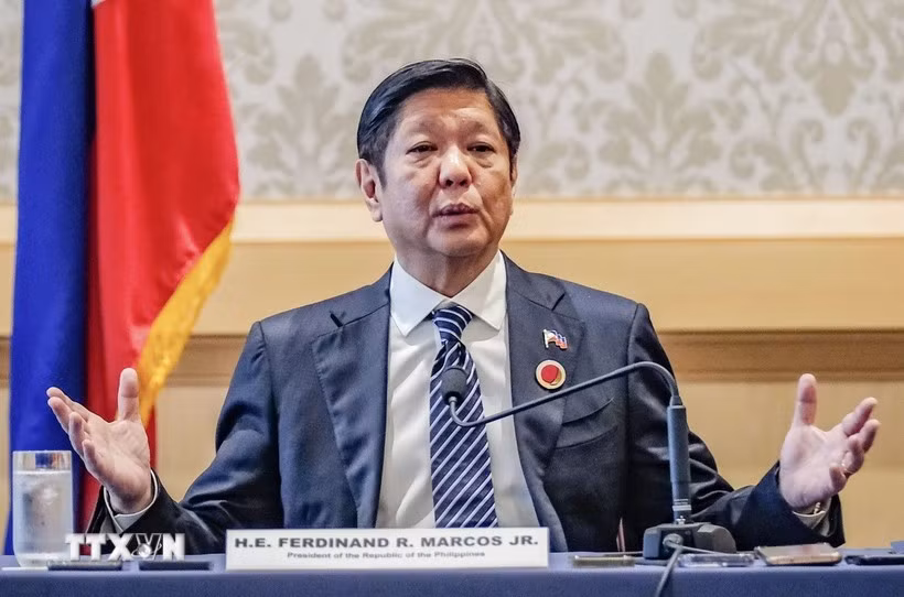 菲律宾总统小费迪南德·马科斯。图自Kyodo