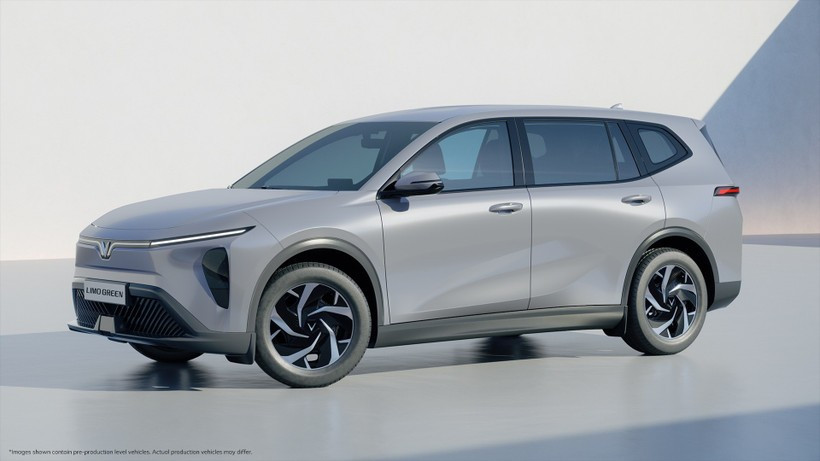 VinFast7座电动汽车Limo Green。图自VinFast