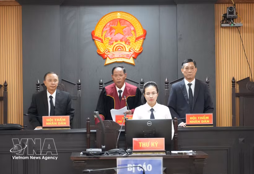 合议庭判处阮廷胜有期徒刑11年。图自越通社