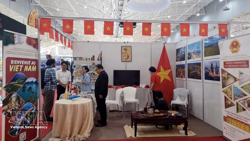 越南的展位。图自越通社