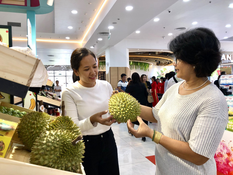 越南商品展示空间。图自越通社
