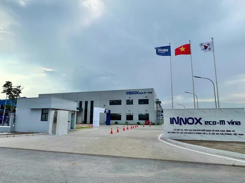 海防市基础化学品生产工厂。图自越通社