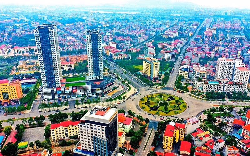 将北宁省规划和发展成为中央一线城市。图自bacninh.gov.vn