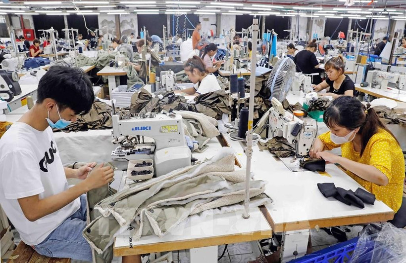 兴安纺织厂。图自越通社