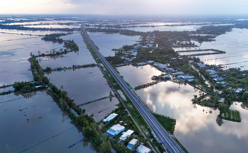 芹苴—金瓯高速公路。图自越通社
