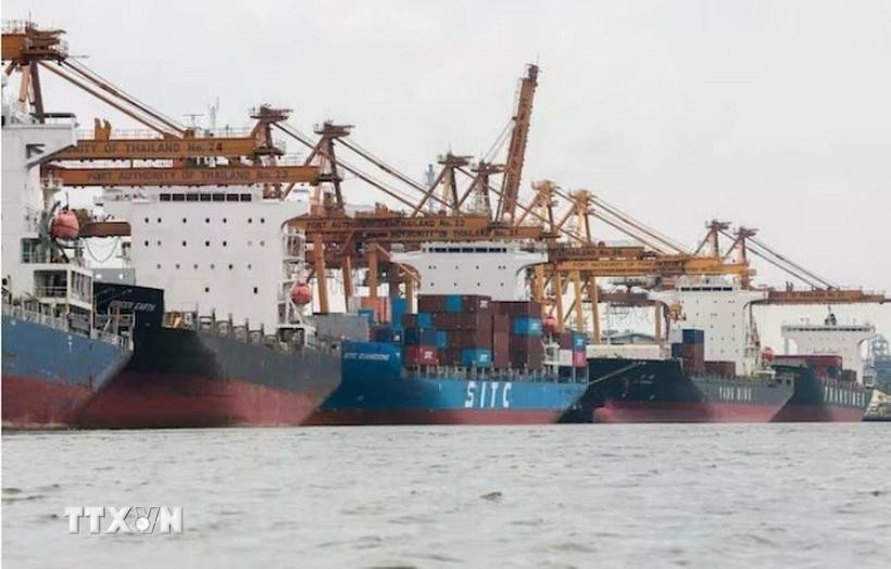 泰国曼谷港。图自路透社