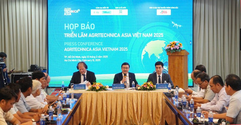 2025年越南亚洲农业技术展览会新闻发布会。图自越通社
