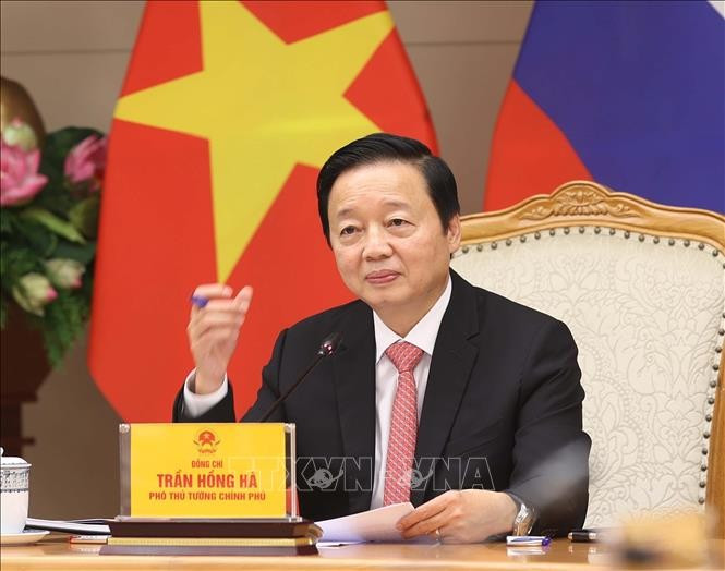 越南政府副总理陈红河。图自越通社