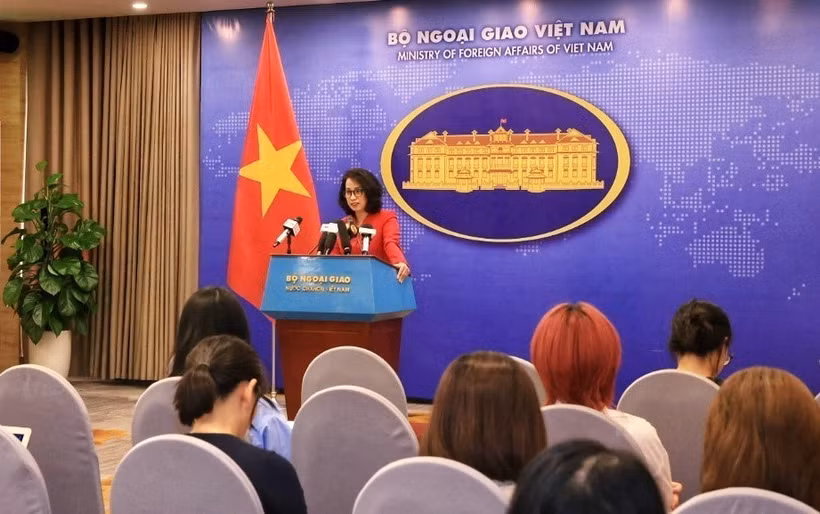 越南外交部发言人范秋姮。图自越通社