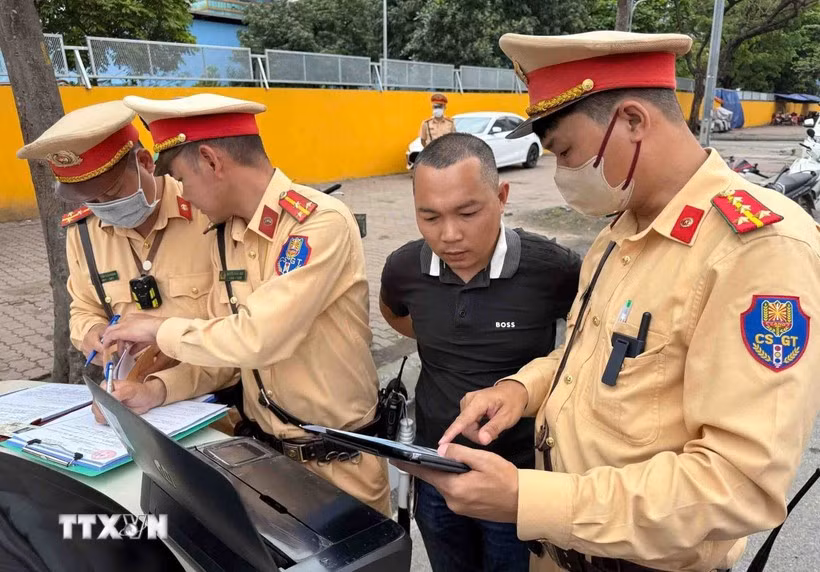 自2026年起，交警处理交通违法行为须以影像证据为依据。图自越通社