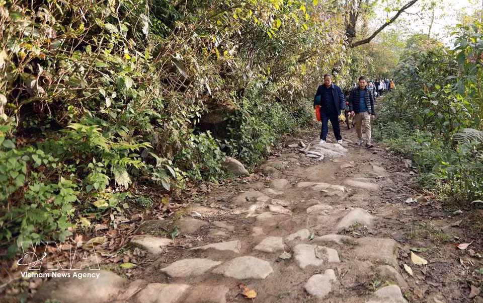 帕维古石道修建于20世纪初，由法国人勘测设计并施工，旨在服务于殖民开发活动。图自 越通社