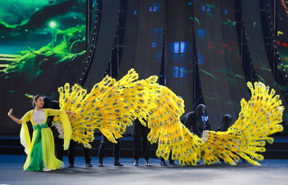 现场演出十分精彩。图自 越通社