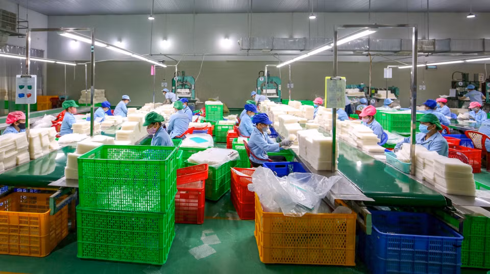 新然有限责任公司生产的米纸已获得马来西亚JAKIM清真认证，严格遵循伊斯兰教法（Shariah）对原料、生产流程及质量控制的相关标准。图自 越通社