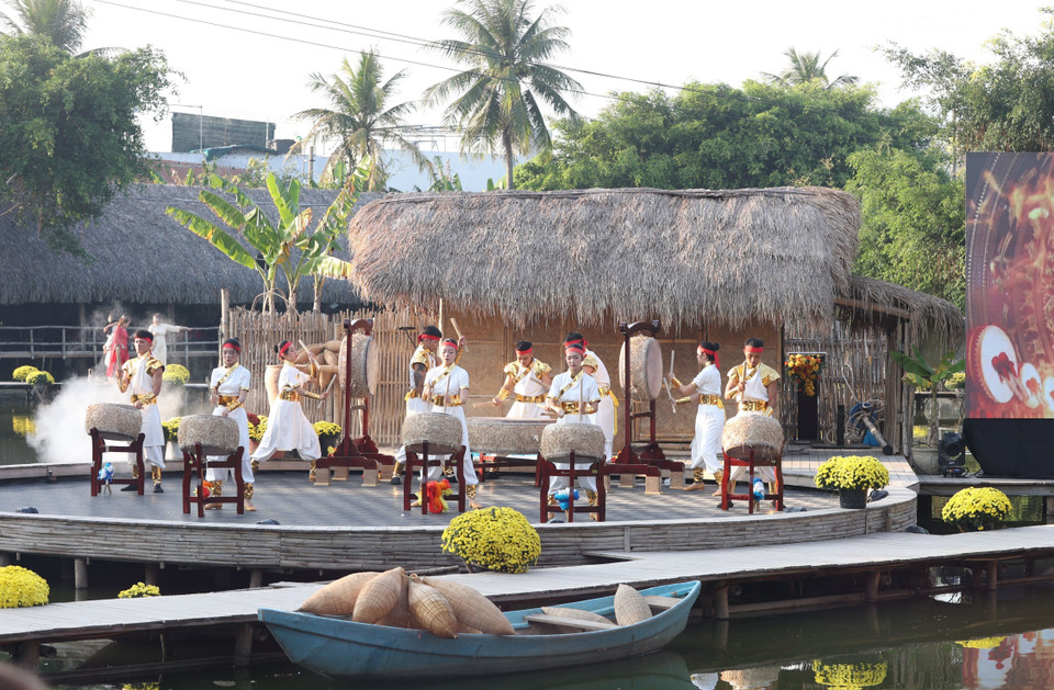 “旧时春节”空间有助于传播和弘扬越南传统文化价值。图自 越通社