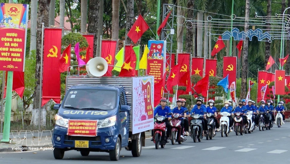 2026年3月，同奈省平福坊青年团员成为党的“延伸臂膀”，积极向群众宣传第十六届国会代表和2026—2031年任期各级人民议会代表选举有关信息。图自 越通社