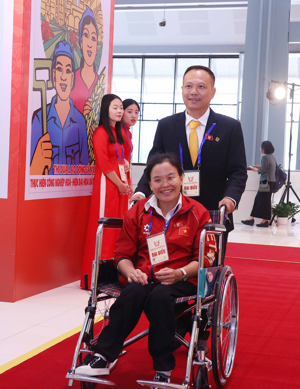 出席大会的各位代表。图自 越通社