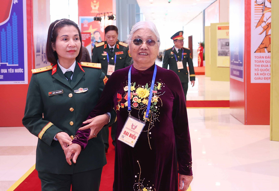 出席大会的各位代表。图自 越通社