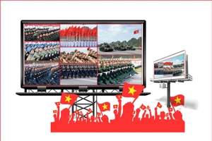 河内安装22块大型LED屏幕，方便市民观看阅兵游行直播