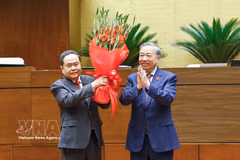 第十五届国会主席陈青敏正式当选为第十六届国会主席